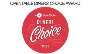 OpenTable Diner's Choice Award 2023
